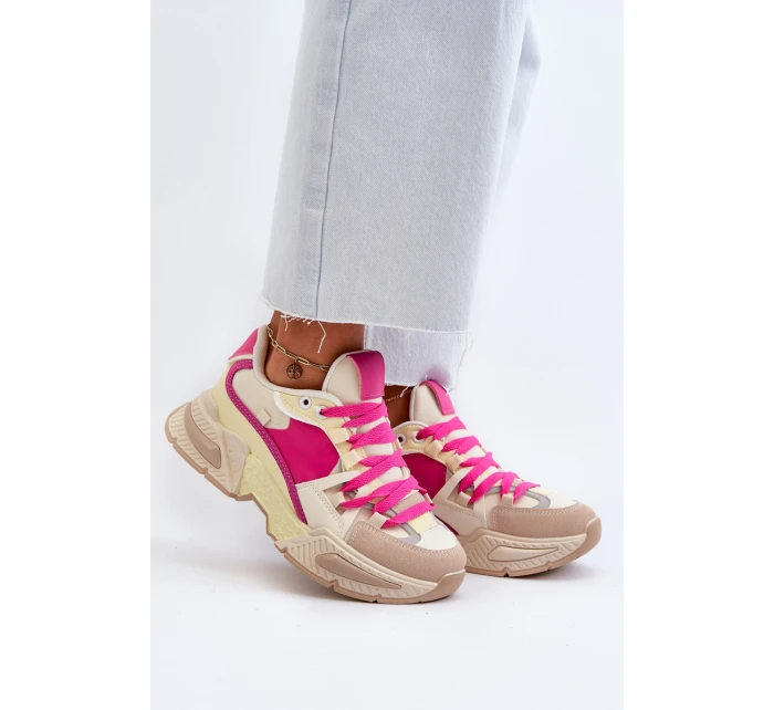 Dámská módní šněrovací sportovní obuv model 21652286 - Boto Dámská módní šněrovací sportovní obuv model 21652286 - Boto