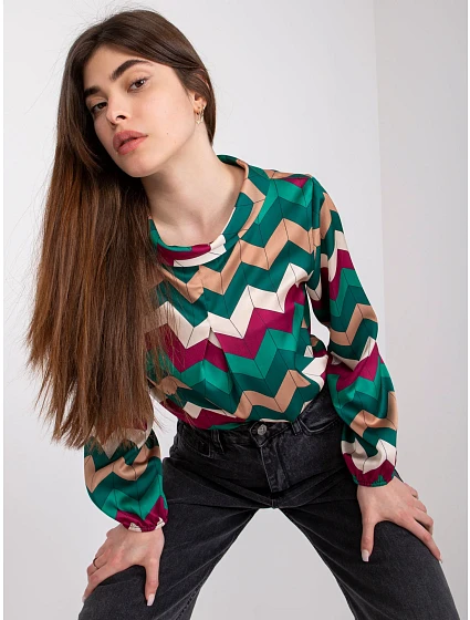Halenka DHJ BZ model 17355719 tmavě zelená - FPrice