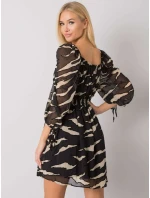 Šaty LC SK 22K 3040.19P černobílý