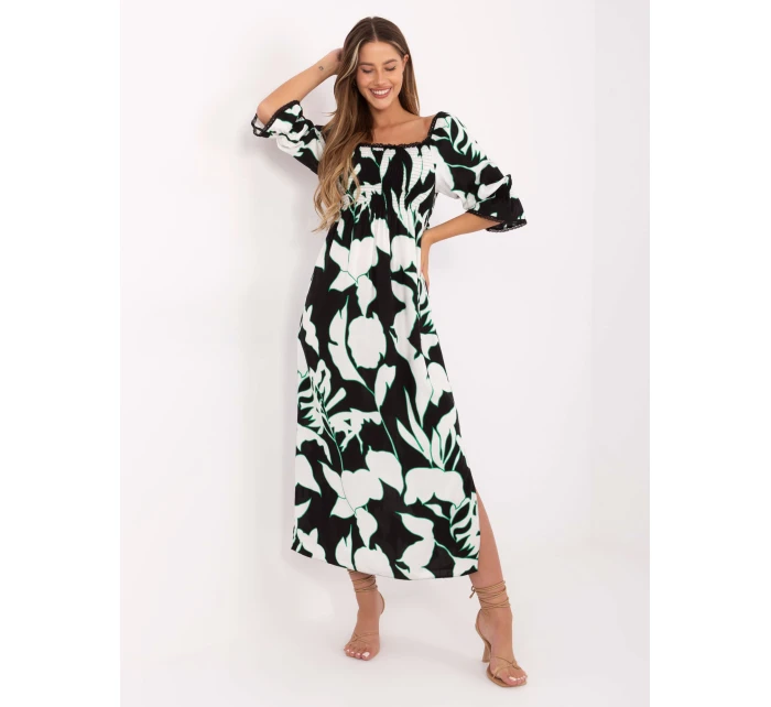 Šaty LK SK 510095.89 černobílé