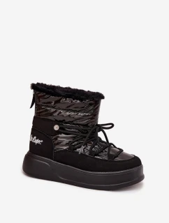 Dámské sněhule na platformě Lee Cooper – černé