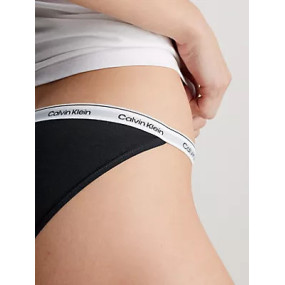 Spodní prádlo Dámské kalhotky STRING BIKINI 000QD5215EUB1 - Calvin Klein