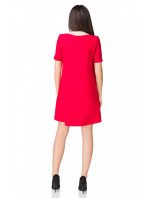 Dámské společenské šaty T203/6 červené - Tessita