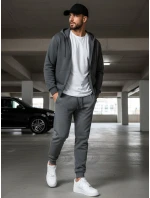 Pánské antracitové tepláky model 21962353 - Dstreet Pánské antracitové tepláky model 21962353 - Dstreet