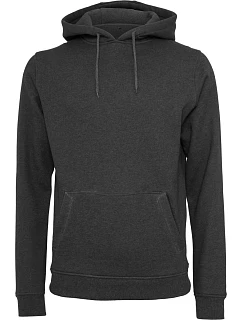 BY 011 Mikina s kapucí z těžké bavlny model 22435432 charcoal - Build your Brand