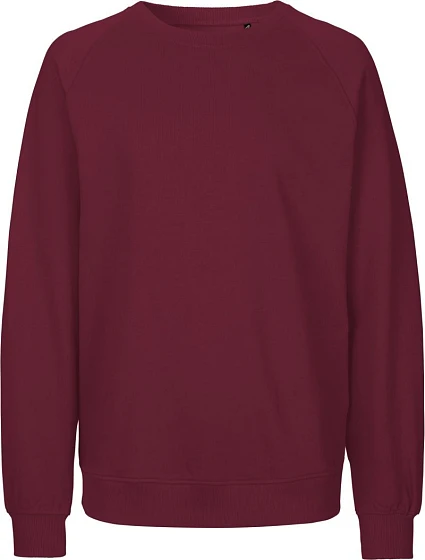 Neutral O 63001 Unisex raglánová mikina z bio bavlny 77.6301 bordeaux Neutral O 63001 Unisex raglánová mikina z bio bavlny 77.6301 bordeaux
