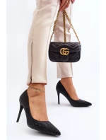 Lodičky zdobené flitry Černé model 21644908 - Boto