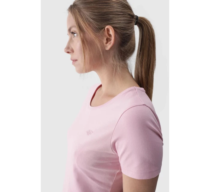 Dámské Hladké Tričko S Růžové model 21668570 - 4F