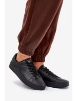 Nízké Dámské Tenisky Z Eko Kůže Big Star NN274576 Černé Nízké Dámské Tenisky Z Eko Kůže Big Star NN274576 Černé