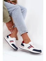 Dámské kožené sportovní boty modré model 21708095 - EVENTO Dámské kožené sportovní boty modré model 21708095 - EVENTO