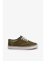 Klasické dámské tenisky Tenisky tmavě zelené Olvali Klasické dámské tenisky Tenisky tmavě zelené Olvali