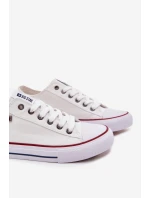 Pánské nízké textilní tenisky Big Star – bílé Pánské nízké textilní tenisky Big Star – bílé