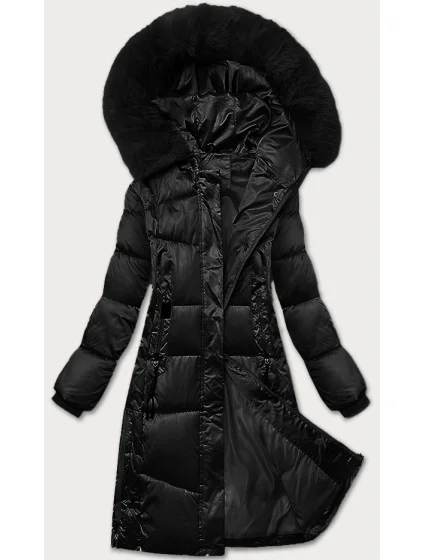 Černá prošívaná zimní bunda model 21248175 - S'WEST