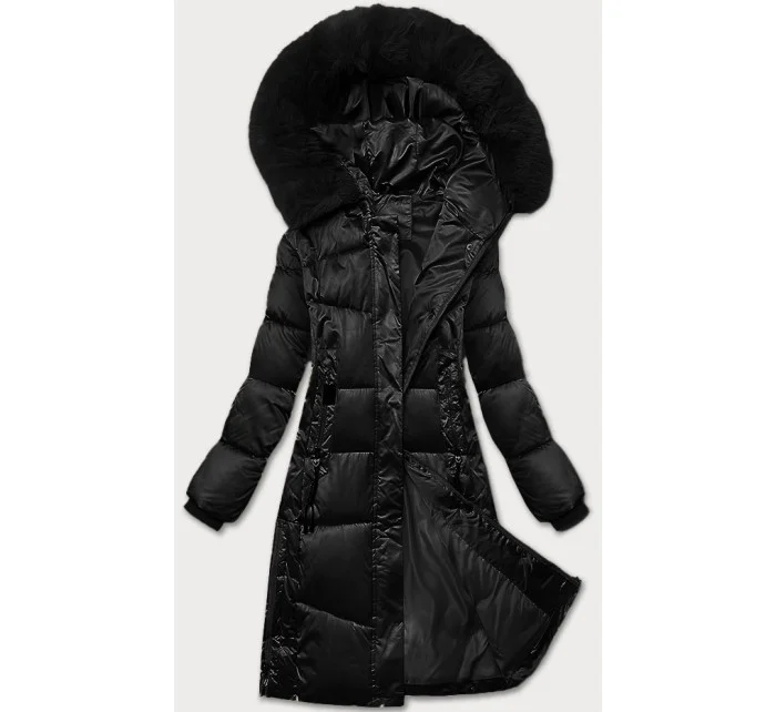 Černá prošívaná zimní bunda model 21248175 - S'WEST