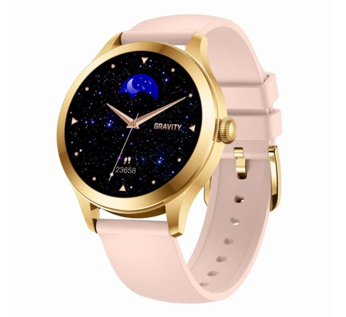 Chytré hodinky Gravity Pink Gold 2 Stripes GT25-1 PRO Chytré hodinky Gravity Pink Gold 2 Stripes GT25-1 PRO