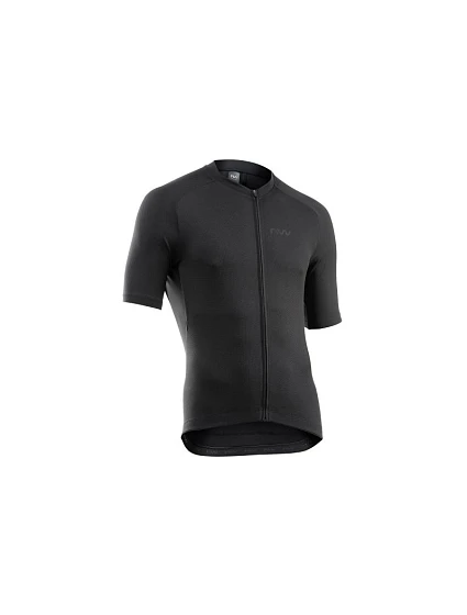 Cyklistické tričko NORTHWAVE Force 2 Jersey Short Sleeve, černé Cyklistické tričko NORTHWAVE Force 2 Jersey Short Sleeve, černé