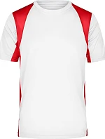 Daiber JN 306 Pánské běžecké tričko 02.0306 white/red