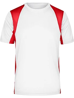Daiber JN 306 Pánské běžecké tričko 02.0306 white/red