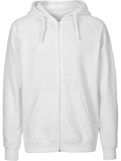 Neutral O 63301 Pánská mikina s kapucí z bio bavlny 77.6331 white