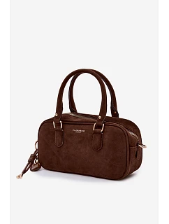 Malá Eko semišová kabelka typu kufřík Annelle