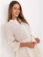 Sukienka LK SK model 21217569 jasny beżowy - FPrice Sukienka LK SK model 21217569 jasny beżowy - FPrice