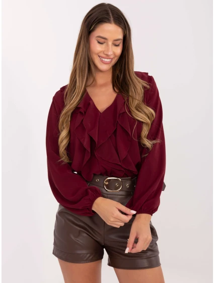 Bluzka MI BZ model 21421375 bordowy - FPrice