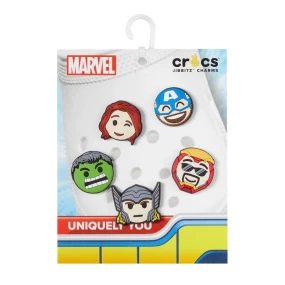 Crocs Jibbitz™ Marvel Avengers Emojis 5 Pack pin 10010006 Crocs Jibbitz™ Marvel Avengers Emojis 5 Pack pin 10010006