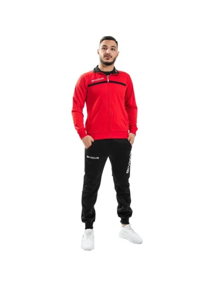 Givova Tuta tepláková souprava Givova One M TT012 1210 červená/černá