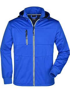 Daiber JN 1078 Pánská 3-vrstvá softshellová bunda "Maritim" 02.1078 nautic blue/navy/white