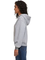 BY 444 Dámská oversize mikina s kapucí "Loose Fit" model 22457012 heather grey - Build your Brand