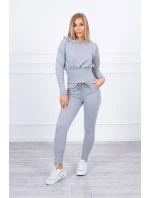 Sada s širokými model 20173397 manžetami šedé barvy - K-Fashion Sada s širokými model 20173397 manžetami šedé barvy - K-Fashion