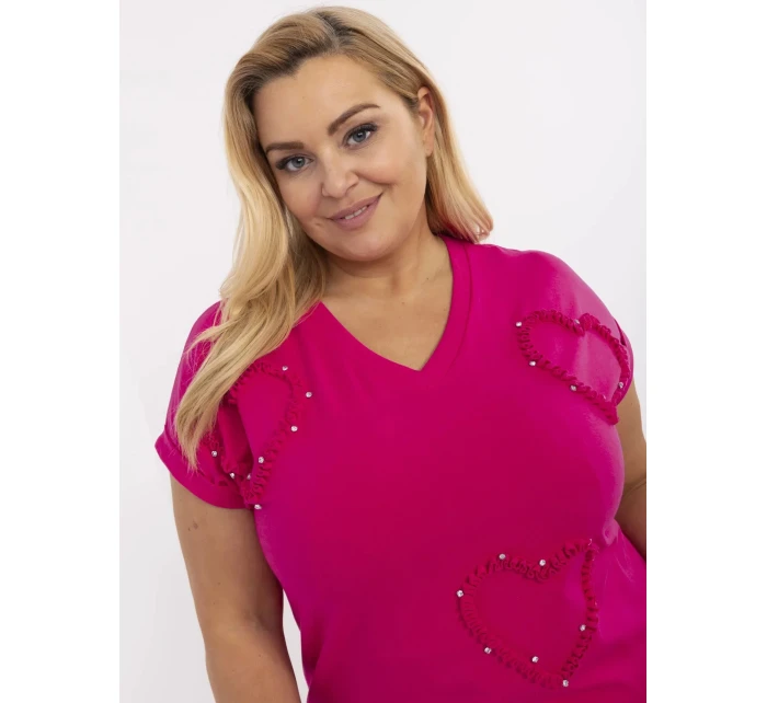 Halenka RV BZ A542.12P fuchsiová Halenka RV BZ A542.12P fuchsiová