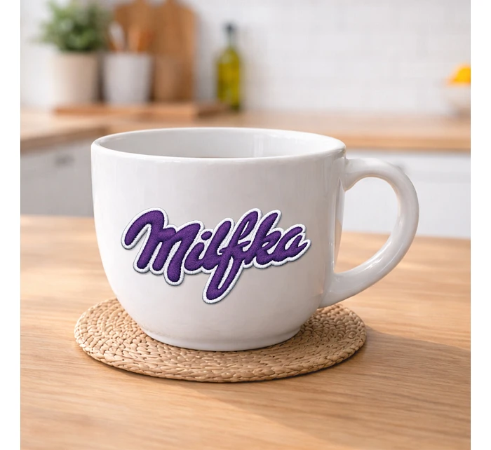 MILFKA - MEGA XXL keramický hrnek 1000 ml