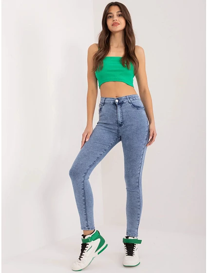 Dámské džínové kalhoty NM SP model 20091026 Světle jeans modrá - FPrice Dámské džínové kalhoty NM SP model 20091026 Světle jeans modrá - FPrice