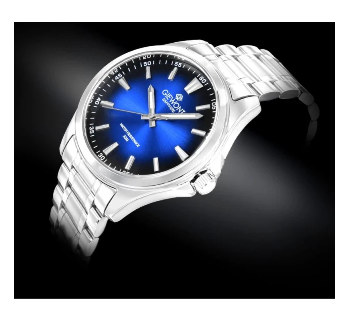Pánské hodinky Giewont Elegance Sapphire Silver Blue GW5160-B3 Pánské hodinky Giewont Elegance Sapphire Silver Blue GW5160-B3