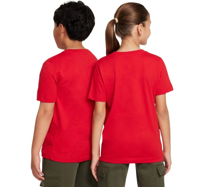 Dětské tričko Nike Sportswear červené FZ5177 657 Dětské tričko Nike Sportswear červené FZ5177 657