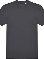 B&C #E220 Tričko z těžké bavlny 01.011T dark grey