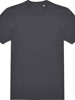 B&C #E220 Tričko z těžké bavlny 01.011T dark grey
