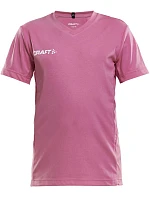 Craft Teamwear Squad Go Jersey Solid Jr Dětské sportovní tričko s výstřihem do V 82.5582 pop Craft Teamwear Squad Go Jersey Solid Jr Dětské sportovní tričko s výstřihem do V 82.5582 pop