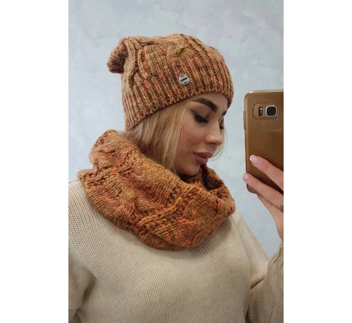 Dámská souprava s fleecem Tessa K315 light khaki+mustard