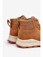 Dětské zateplené trekové boty Trapery Camel Big Star MM374202