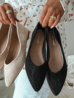 Baleríny Ploché Eko Černé model 22091945 - Boto