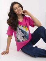 Tričko MI TS  tmavě růžové model 21015071 - FPrice