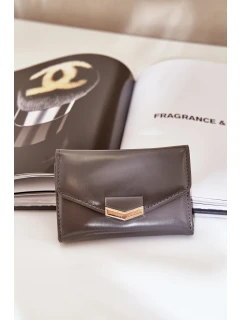 Lakovaná Dámská Peněženka Tmavě Šedá Rahner