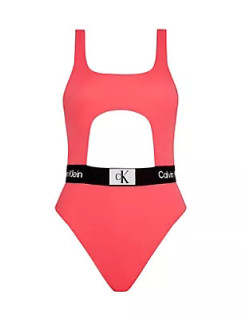 Dámské jednodílné plavky CUT OUT ONE PIECE - RP KW0KW02357TBK - Calvin Klein