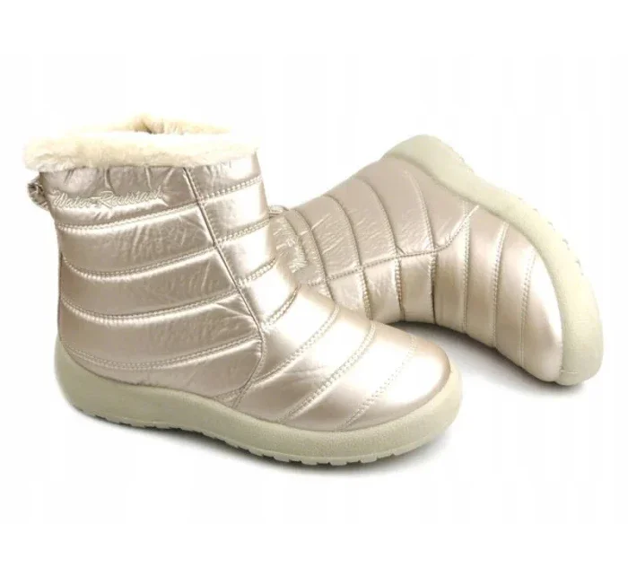 Dámské nepromokavé sněhové boty 9SN26-1467 / EVE181E Světle béžové - News
