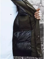 Pánská zimní zelená bunda FashionStreet TX4308