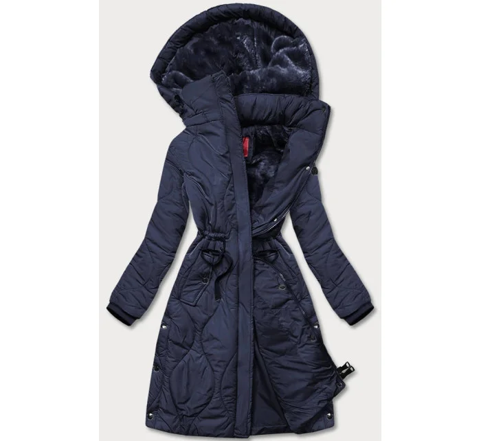 ZIMOWA KURTKA DAMSKA DO GRANATOWA model 21243852 - LHD