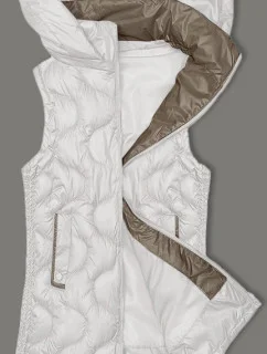 dámská vesta s ozdobným prošíváním model 20830011 - S'WEST