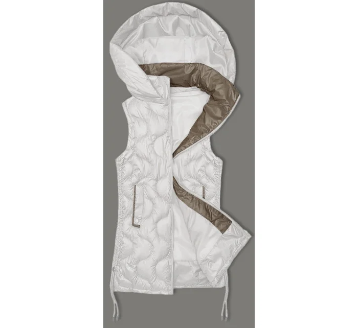 dámská vesta s ozdobným prošíváním model 20830011 - S'WEST